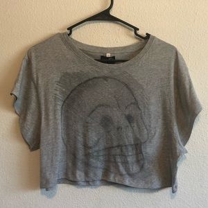 Cheap Monday cropped skull tee